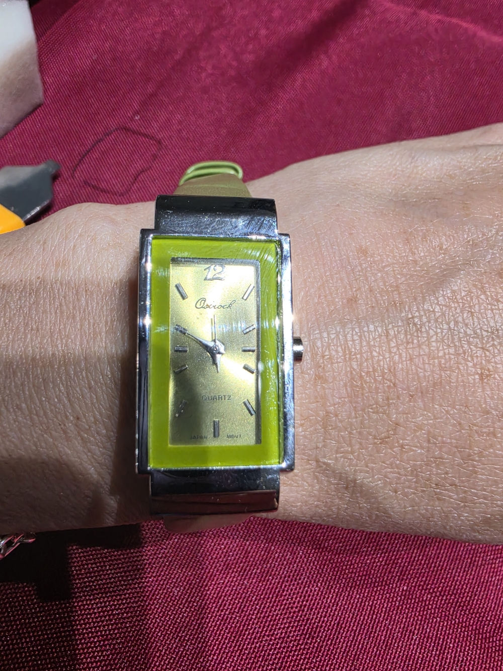 Working* Vintage Osirock  Rectangular Quartz Watch